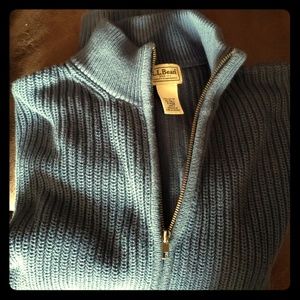 Mens cotton zip cardigan XLT